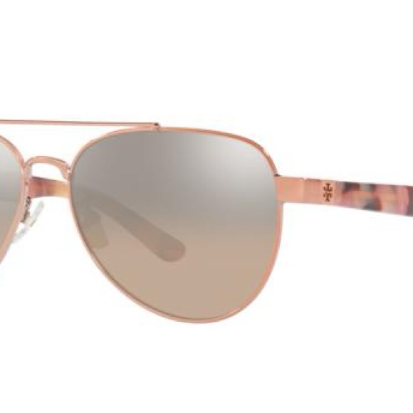 Tory Burch Pink Aviator Sunglasses - Picture 2 of 3
